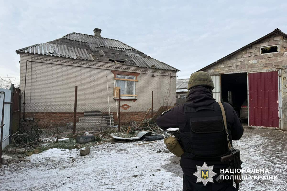 руйнування приватних будинків у Слов’янську після дронових атак