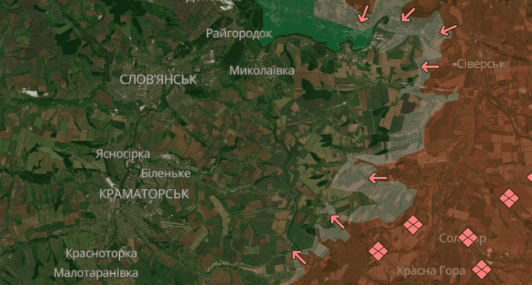 Россияне испытывают проблемы из-за отключения Starlink и пользуются непогодой для пехотных атак под Славянском и Краматорском, — ВСУ