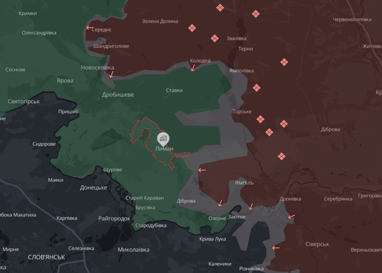 Россиянам пока не удается прорваться к Лиману, — Группировка объединенных сил