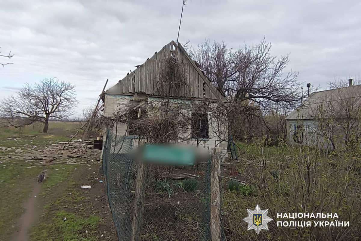 зруйновані приватні будинки у Краматорську після ударів дронами російської армії 9 квітня