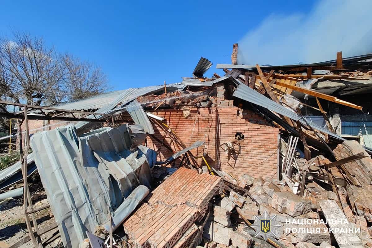 Краматорськ після атаки дронами Молнія-2, пошкоджений об’єкт інфраструктури та руйнування в місті