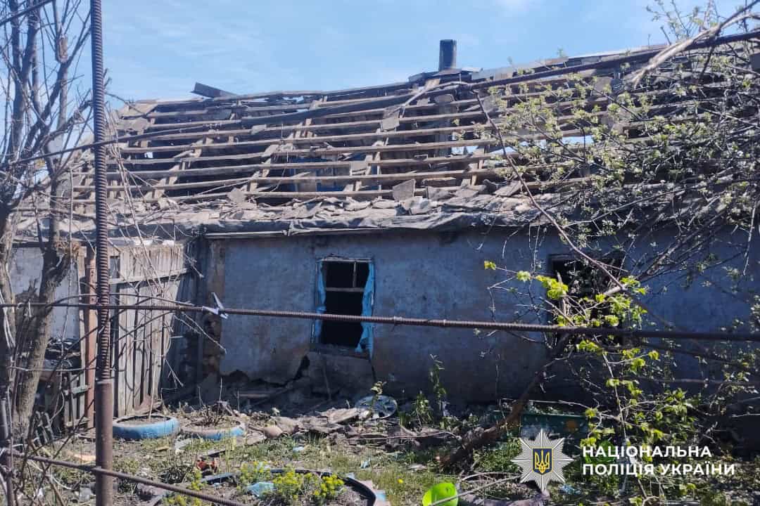 російський удар по Дружківці 6 травня, внаслідок якого загинули двоє цивільних