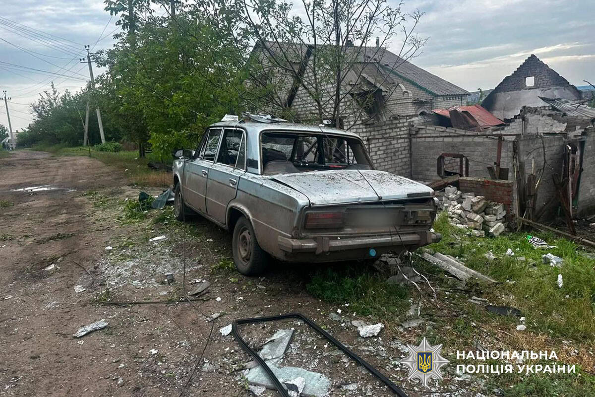 Наслідки російського обстрілу Краматорська 18 травня 2026 року — пошкоджені приватні будинки після удару РСЗВ “Смерч” на Донеччині