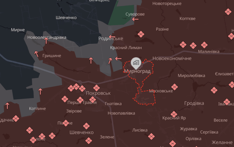 Українські війська продовжують утримувати позиції в районі Мирнограда, — 38 бригада