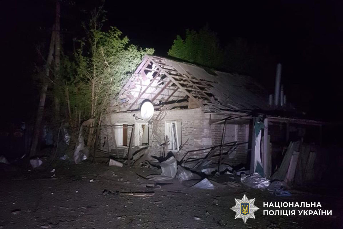 Руйнування цивільної інфраструктури на Донеччині після атак російської армії, фото: поліція Донеччини
