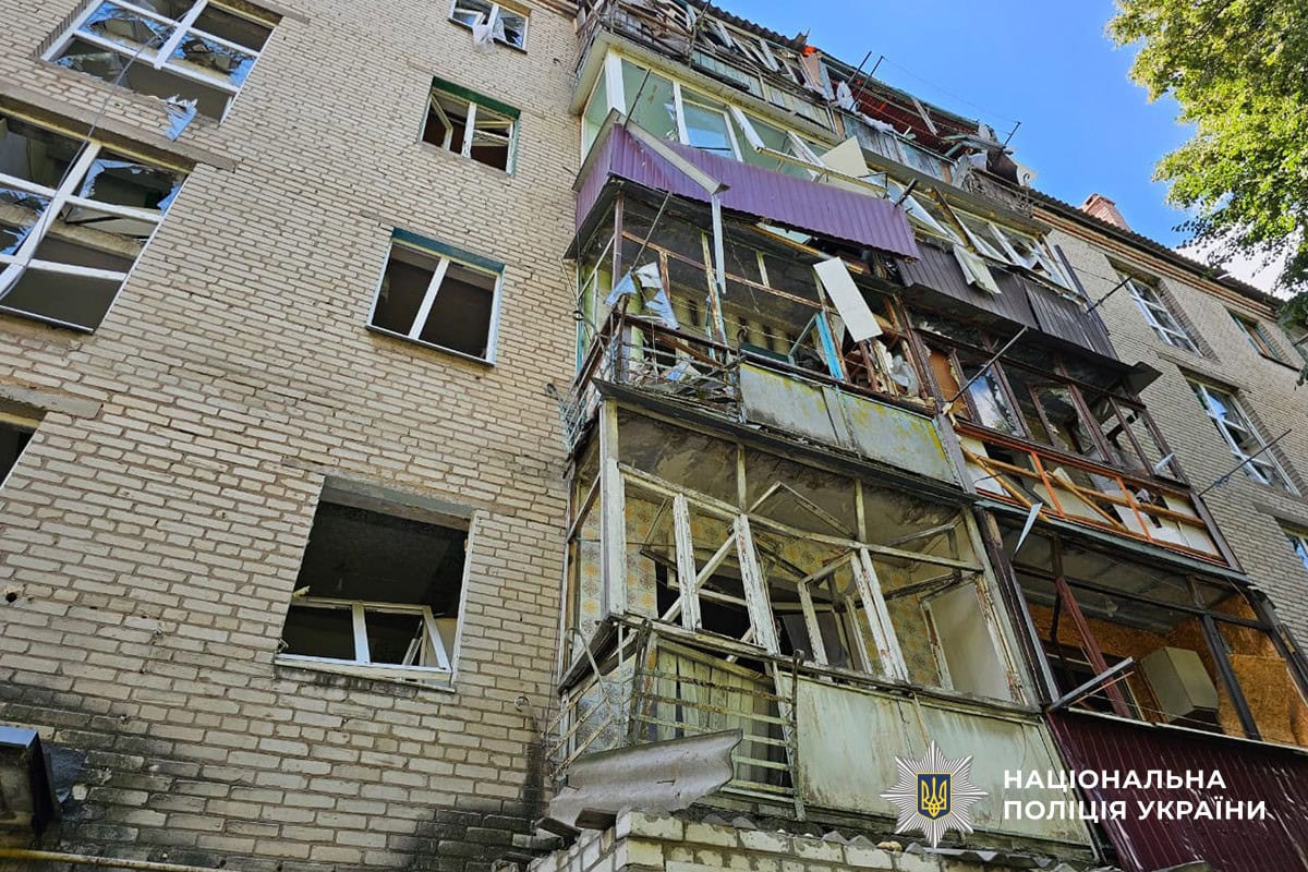 Зруйновані житлові будинки у Слов’янську після обстрілу з РСЗВ «Торнадо-С»
