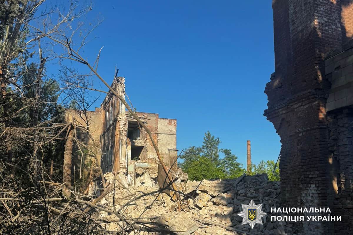 Пошкоджений приватний будинок у Дружківці після атаки російських безпілотників
