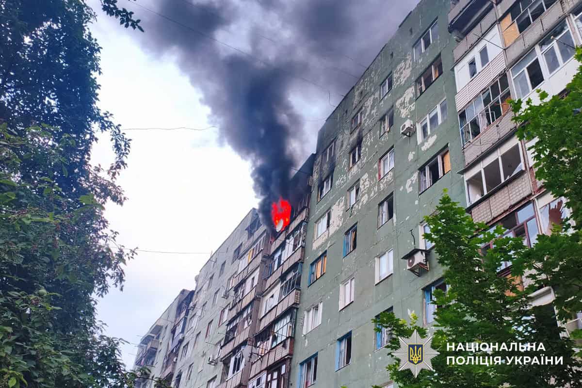 Карта ударів по Донецькій області 14 червня — постраждалі населені пункти