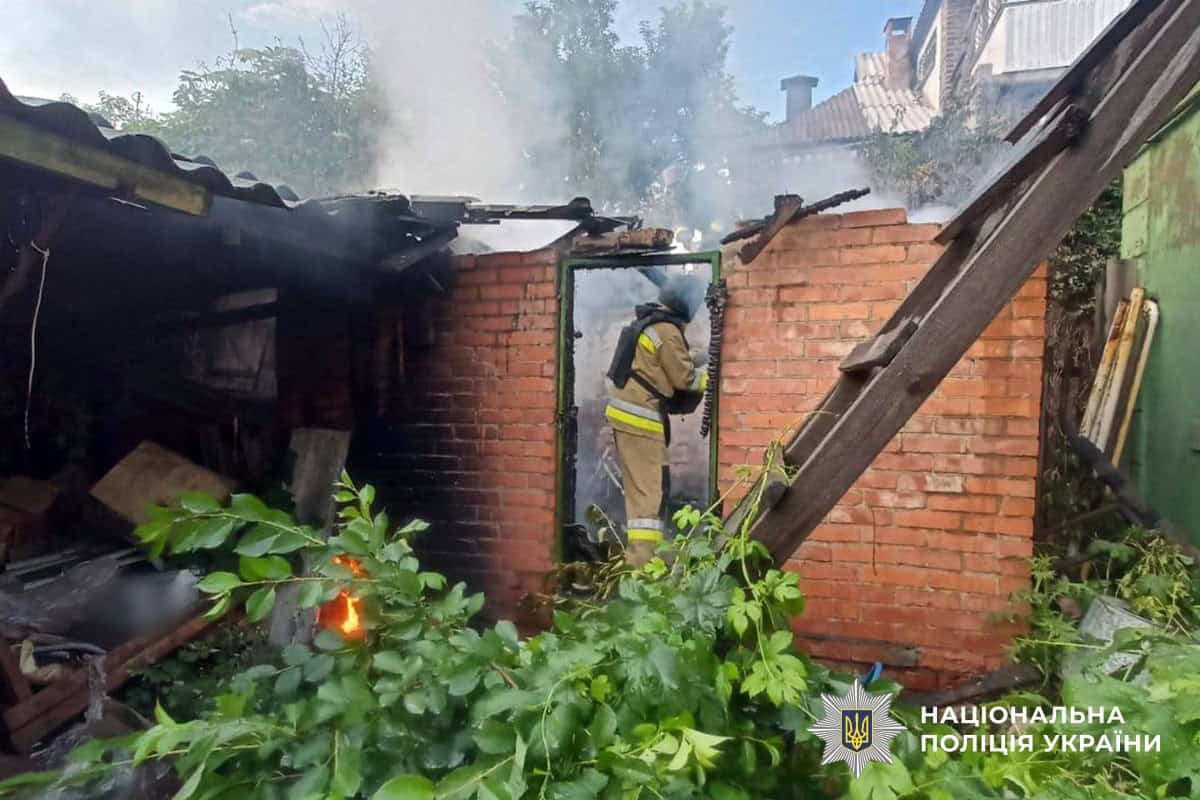 Пошкоджений житловий будинок після обстрілу Краматорська дронами