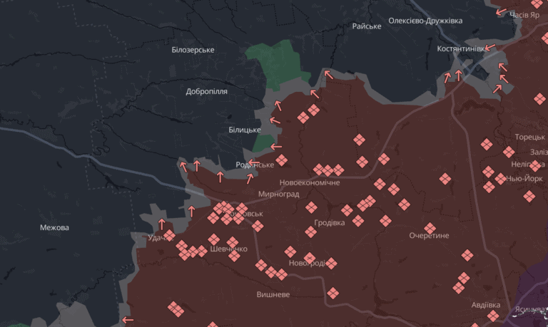 На Покровському напрямку збільшилася “кілзона” — до близько 15 кілометрів з обох сторін фронту, — “Рубіж”