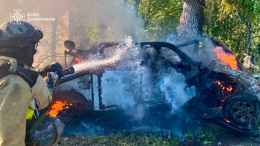 Росіяни атакували автівку в Красноторці 5 липня