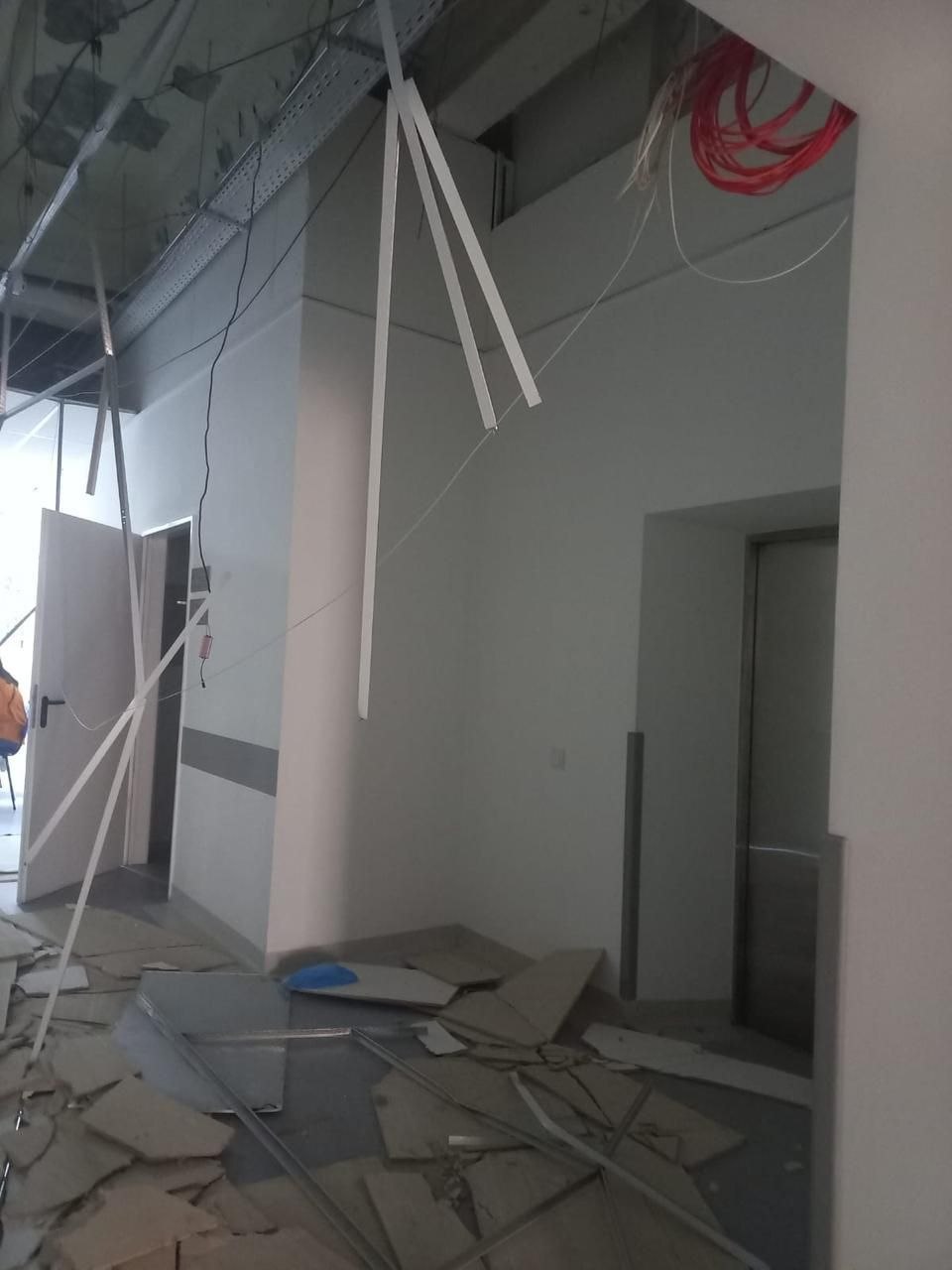 Через російську атаку на Київ постраждала евакуйована з Маріуполя обласна лікарня інтенсивного лікування