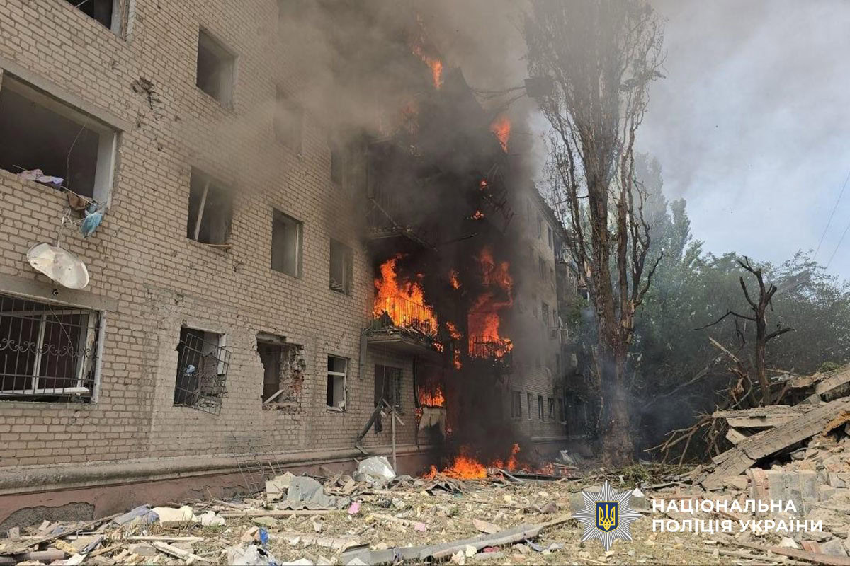 Наслідки російської атаки на житлові квартали Краматорська 23 липня