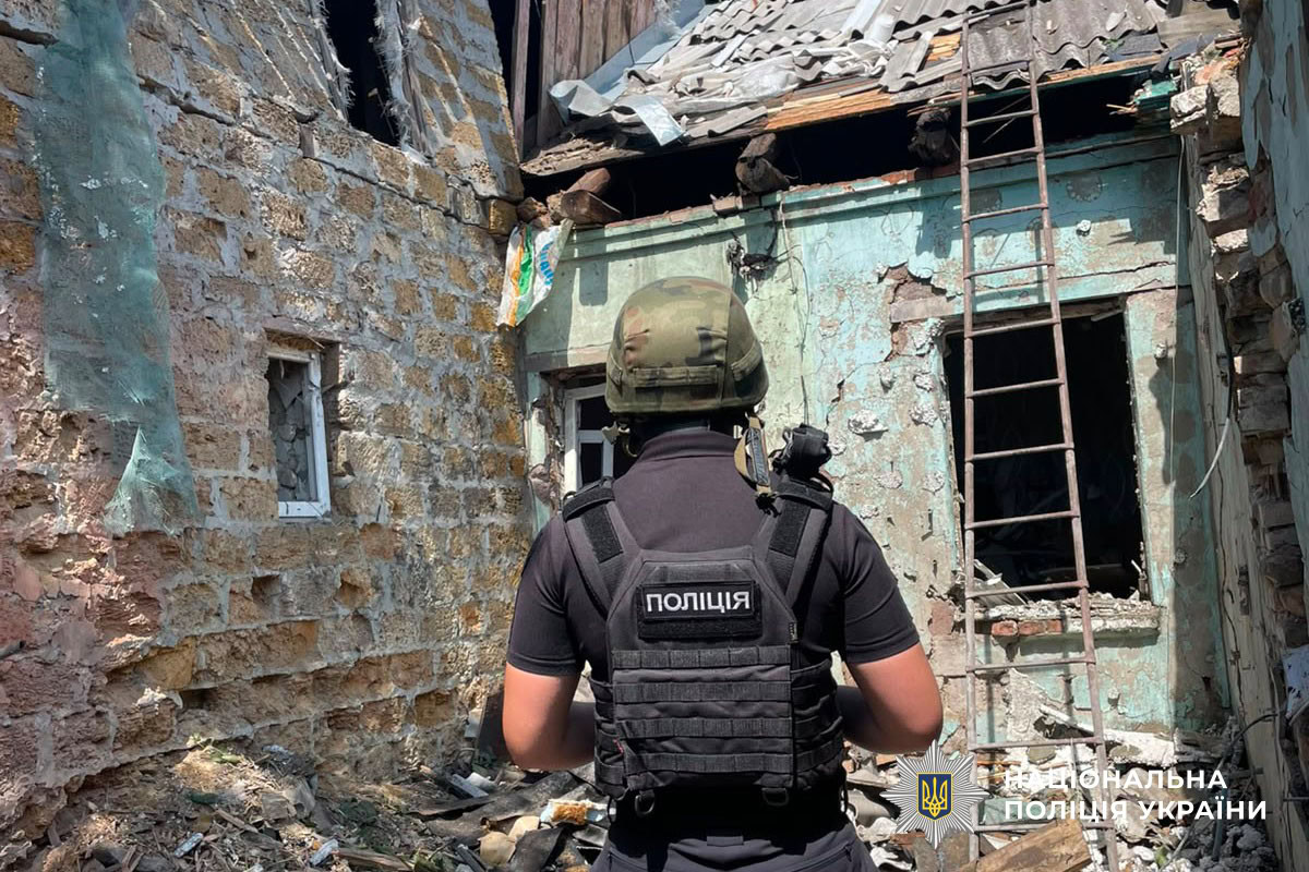 Пошкоджений будинок у Краматорську після удару російської авіабомби