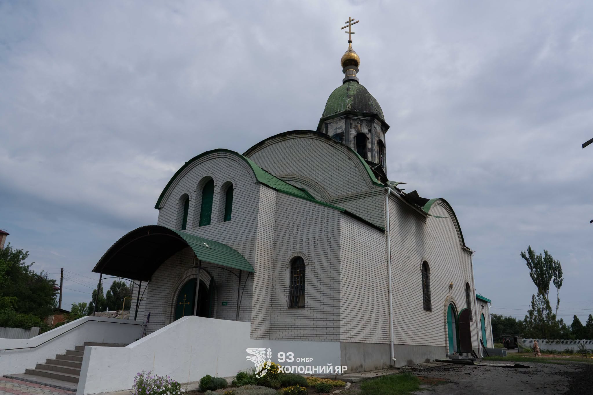 Який вигляд має храм святого Олександра Невського у Краматорську після російської атаки 11 серпня