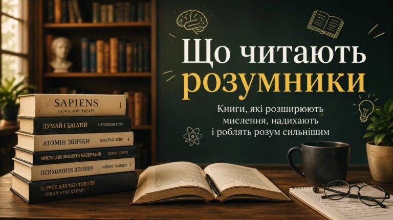 Що читають розумники? Книги, які розширюють горизонти