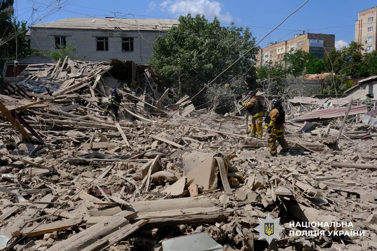 Наслідки атаки дронів “Герань-3” на Привілля у Донецькій області