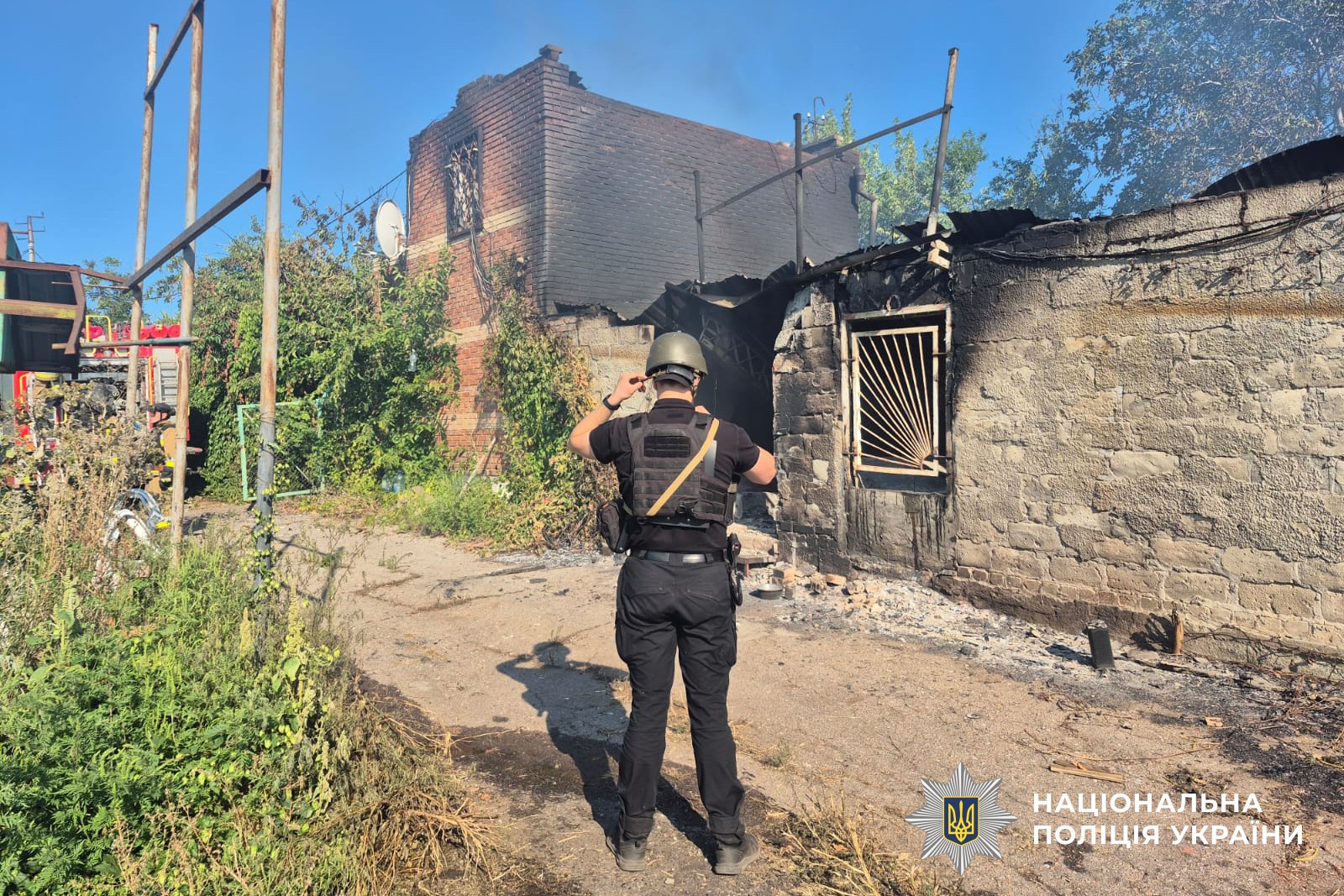 Пошкоджена житлова забудова Краматорська після обстрілу армією РФ
