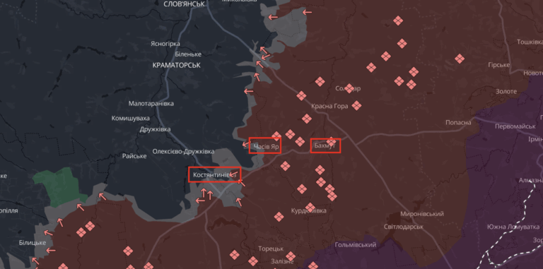 ВСУ нанесли удары по пунктам управления оккупантов вблизи Бахмута, Часового Яра и Константиновки: что известно