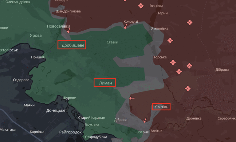 “Атакують з усіх напрямків, які є”, — Угруповання обʼєднаних сил про ситуацію на Лиманському відтинку фронту