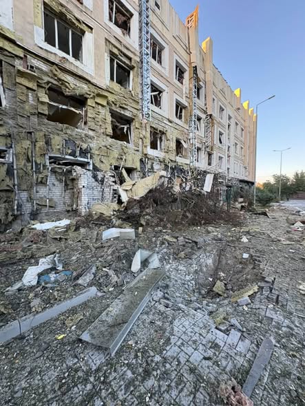 Наслідки обстрілу Слов’янська російськими військами 25 вересня