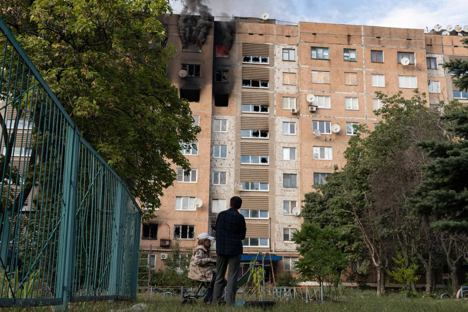 Зруйнована будівля у Краматорську через російський авіаудар