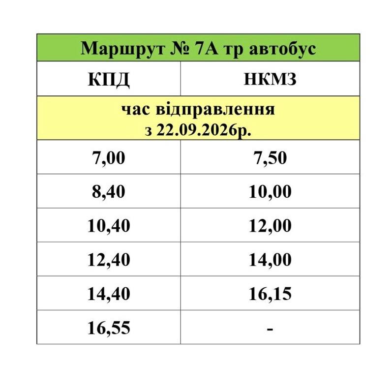 На маршрутах №7А та 18 у Краматорську змінять схеми руху: як курсуватимуть 