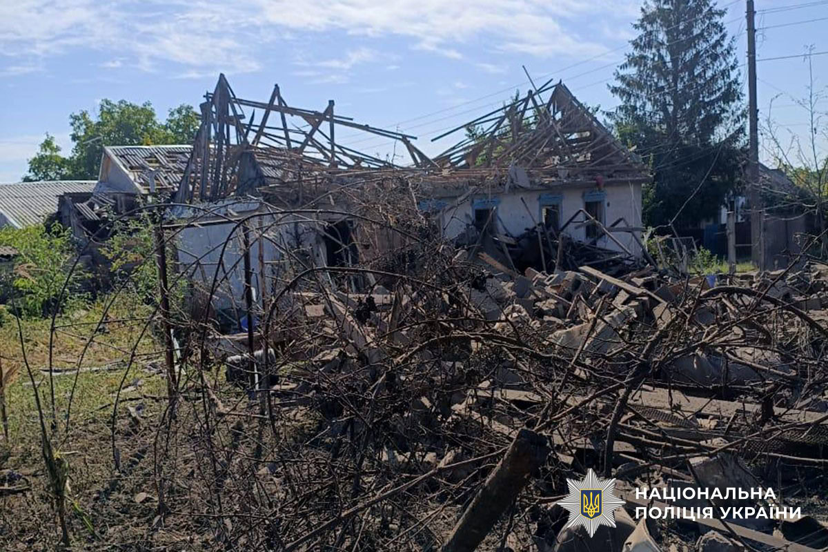 Наслідки влучань російських військ по Слов’янську Донецької області