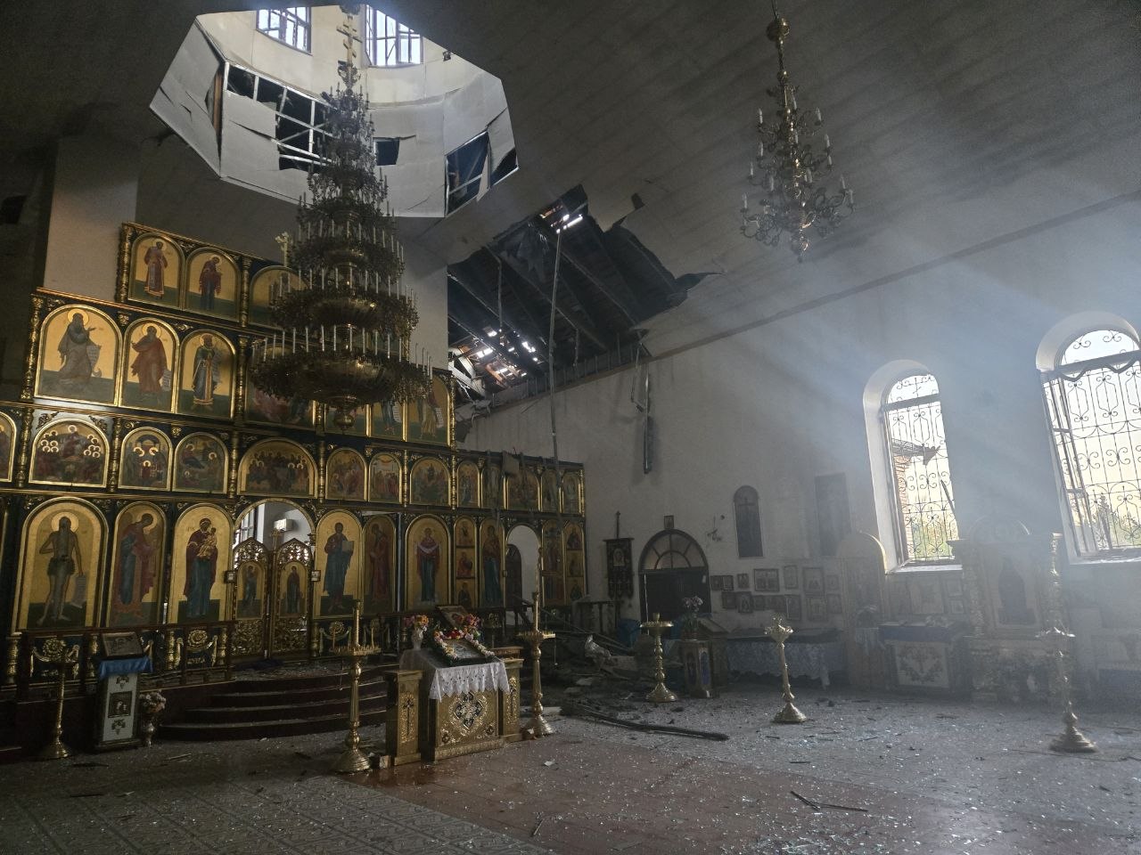 Російські обстріли пошкодили два православні храми у Краматорській громаді