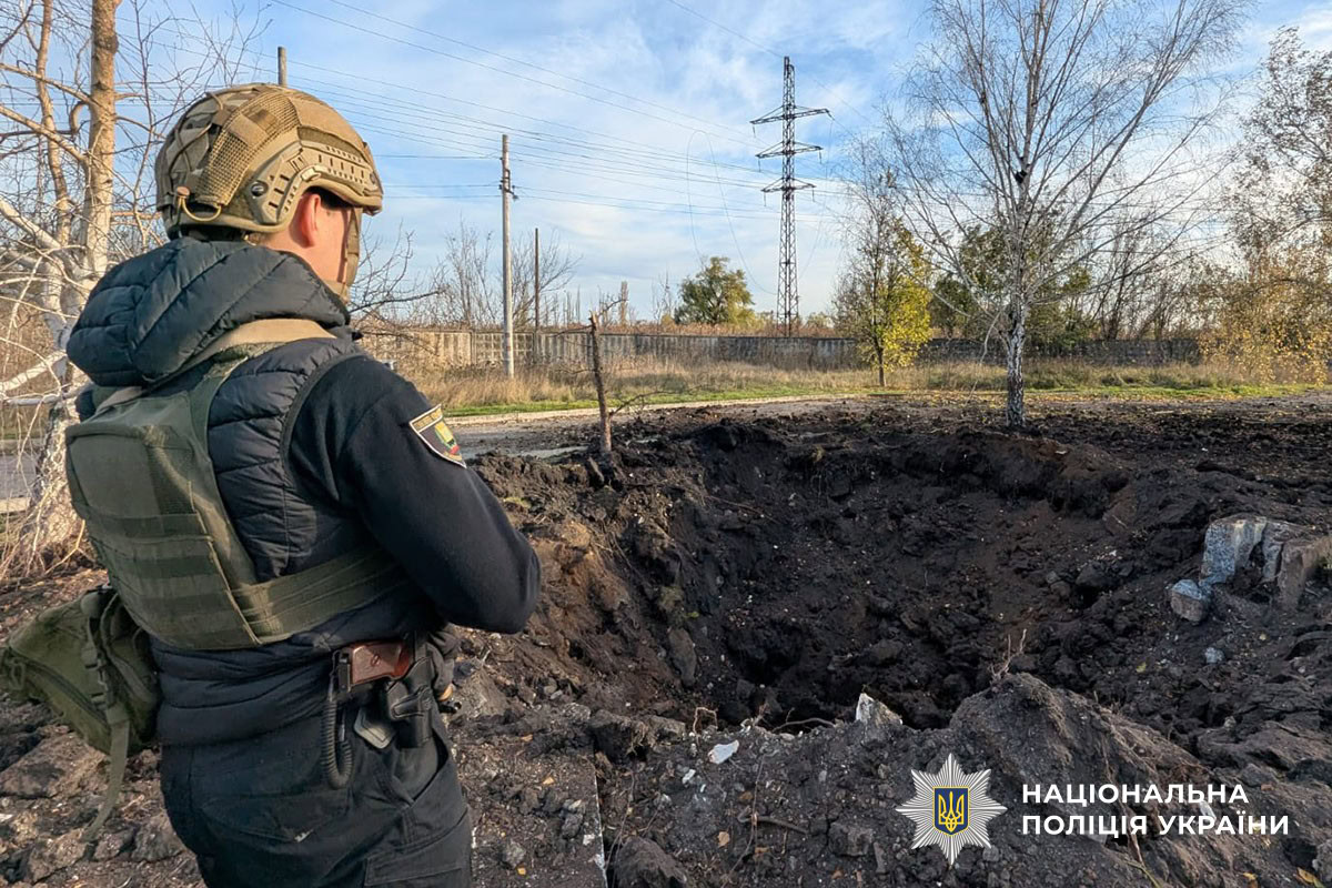 Повреждённые жилые дома в Краматорске после российских обстрелов 28 октября